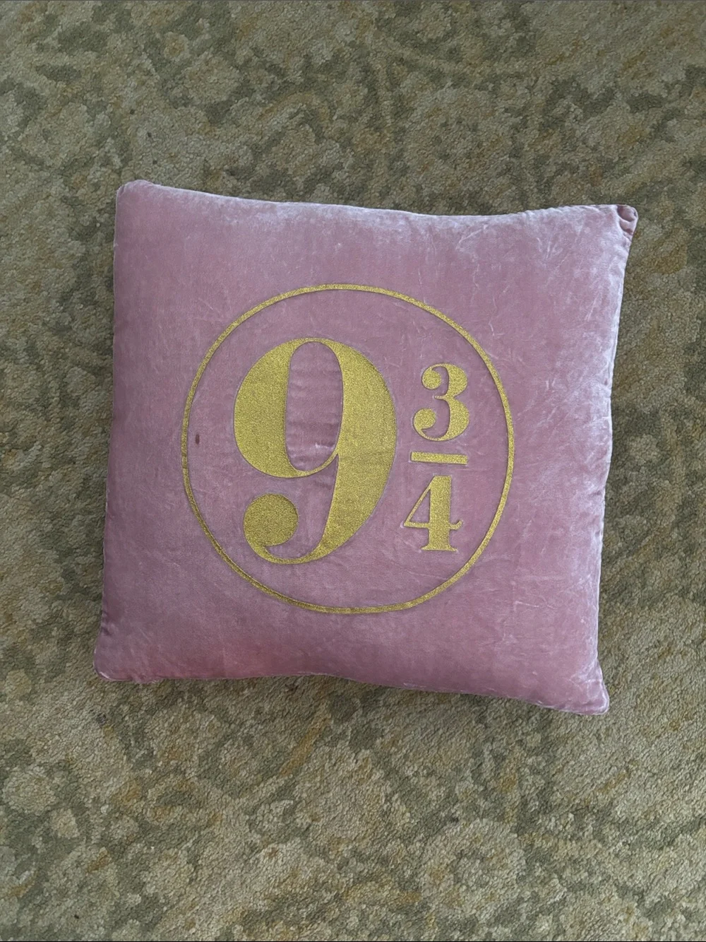 Pottery Barn Harry Potter Velvet Pillow 9 3/4